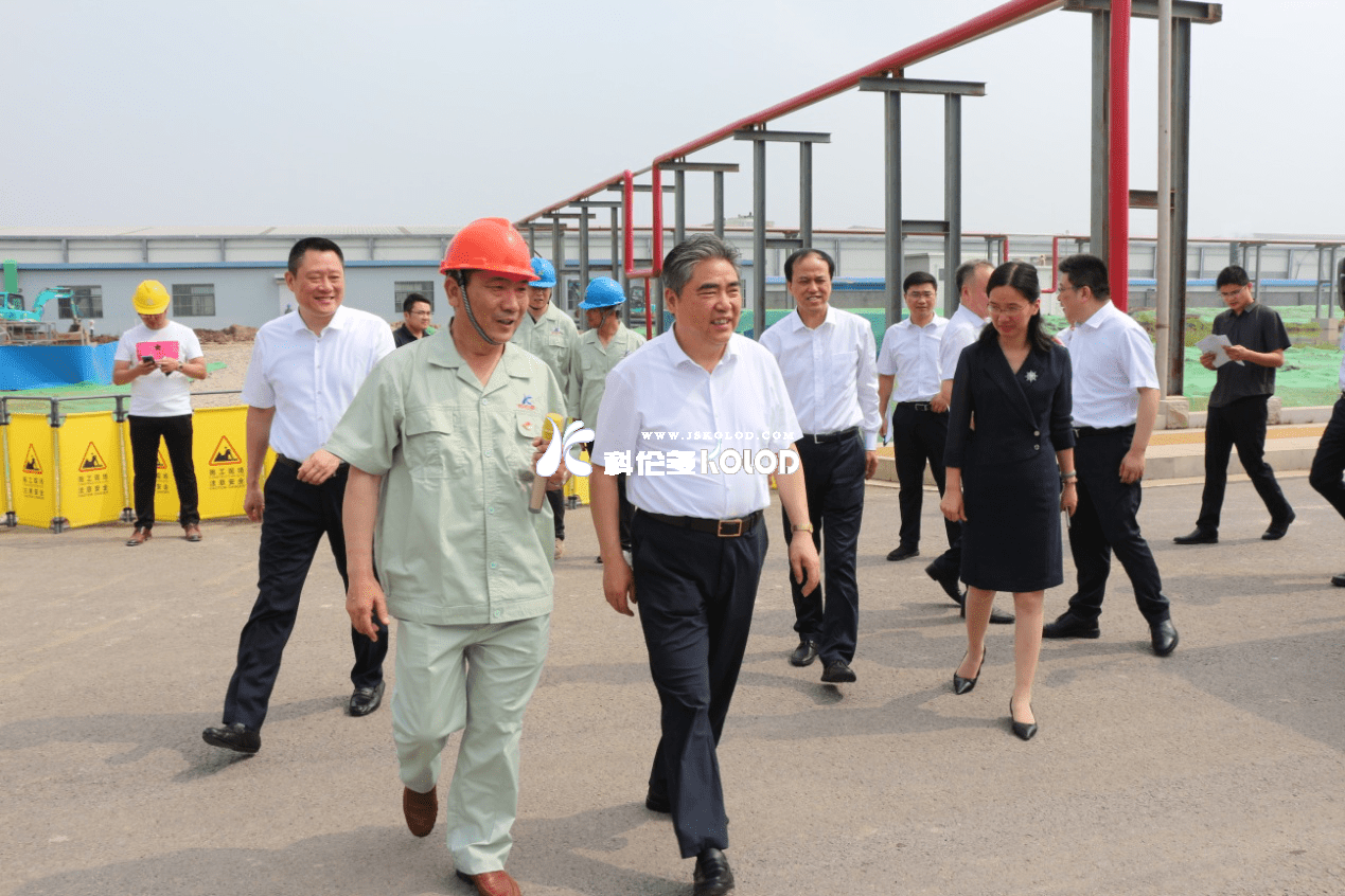 連云港市委書記項(xiàng)雪龍來科洛吉調(diào)研